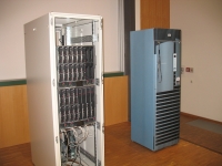 server rack in lecture hall